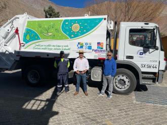 Paihuano suma un nuevo camión recolector de basura